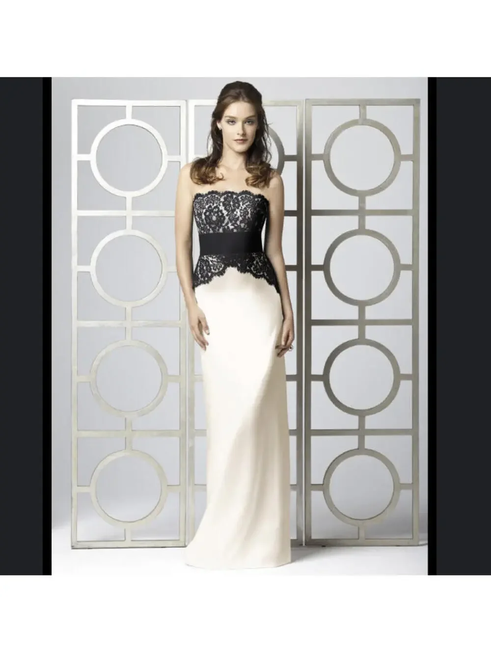 dessy lace dress Dessy Collection | Dresses | Dessy Collection Chiffon With Marquis Lace Dress Size 6 Aaa